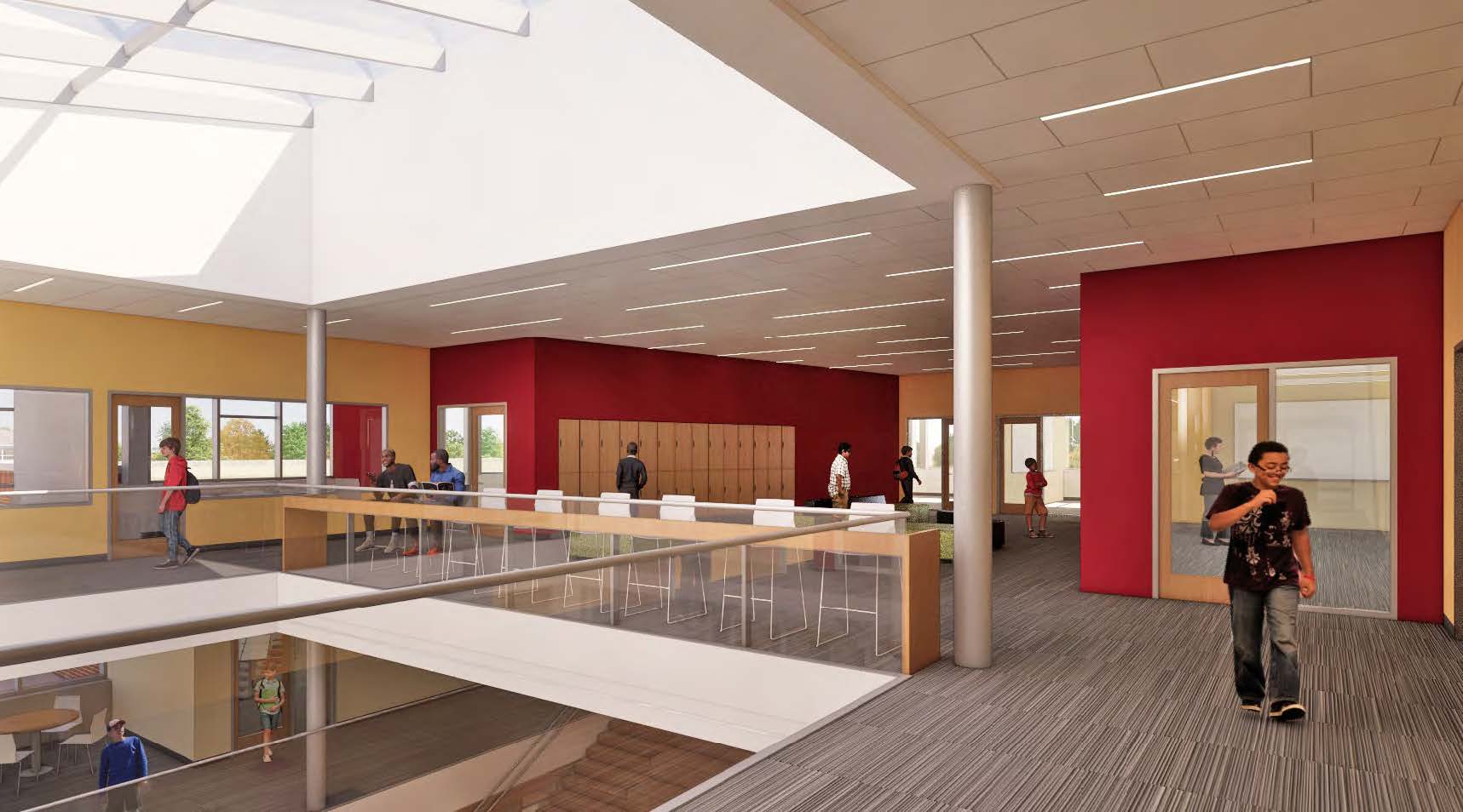 Middle School Renovation and Expansion – 8th Grade Collaboration Space