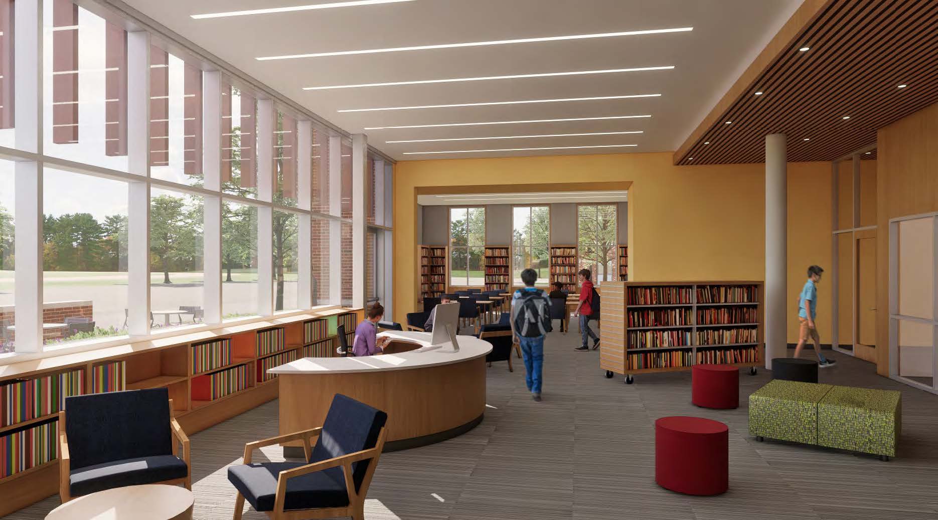 Middle School Renovation and Expansion – Library